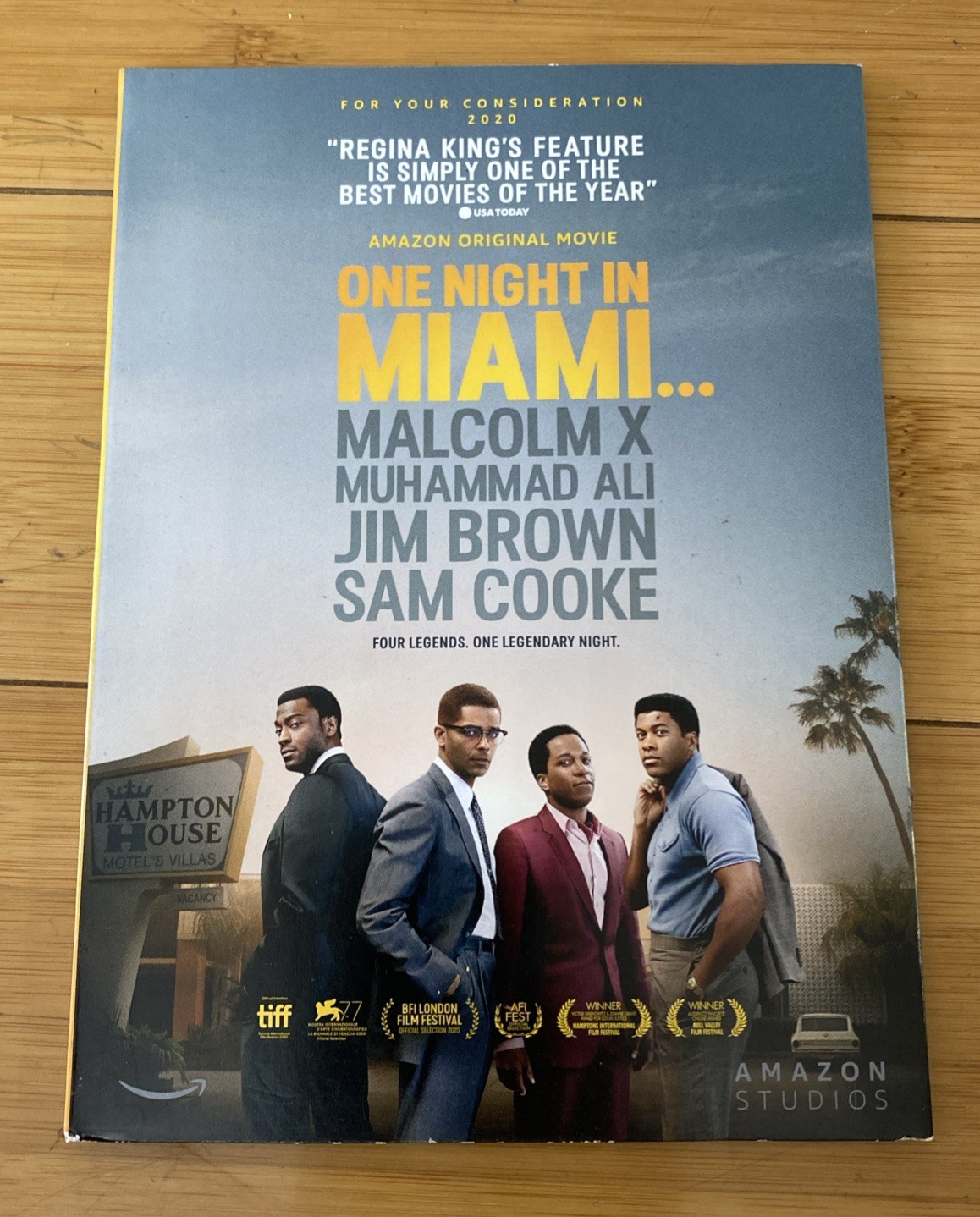 ONE NIGHT IN MIAMI DVD For Awards Consideration Screener FYC 2020