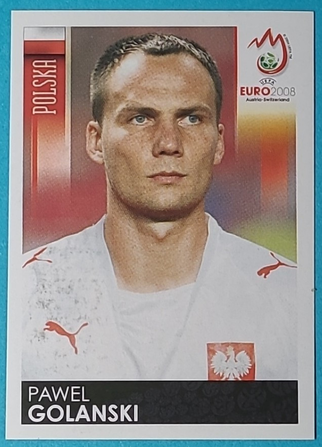 Panini Euro 2008 UEFA Euro 08 Sticker No 240 Pawel Golanski Poland Polska
