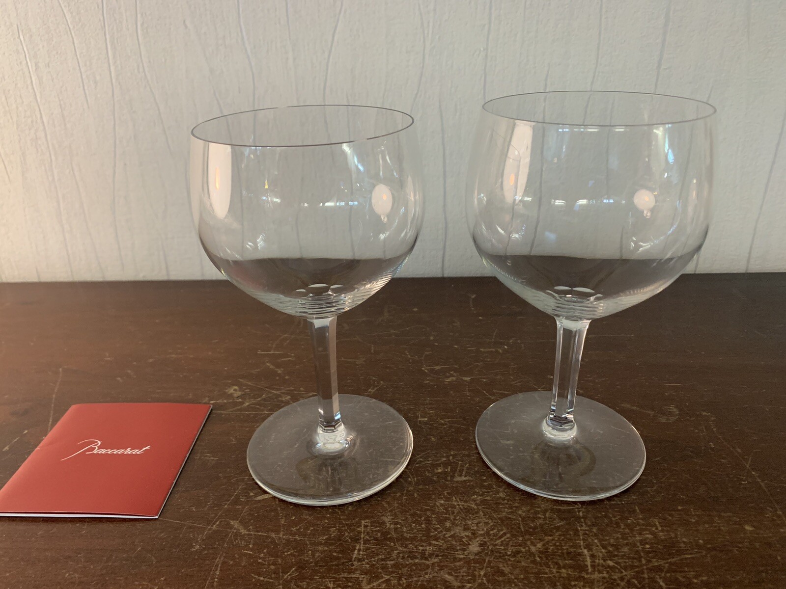 Set 2 Glasses Dégusté Wine IN Crystal Baccarat (Price Of Two)