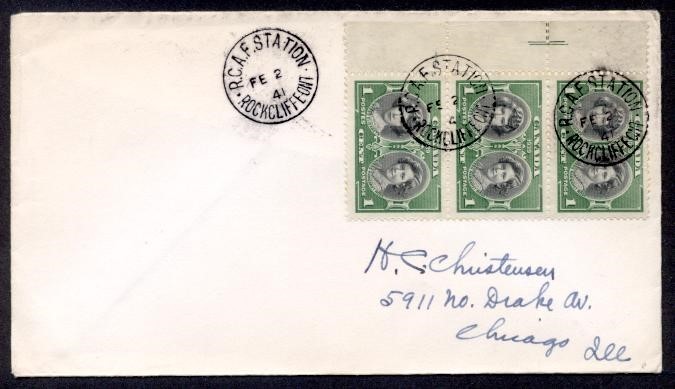 RCAF STN ROCKCLIFF ONT 1941 TO USA