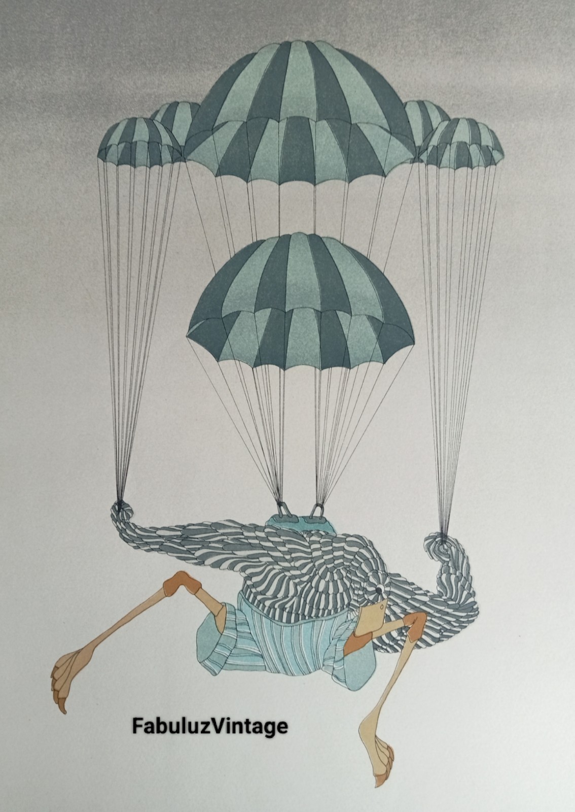 JEAN PAUL GRIFFOULIERE NUMBERED LITHOGRAPH SIGNED 49.5CM X 34.5CM