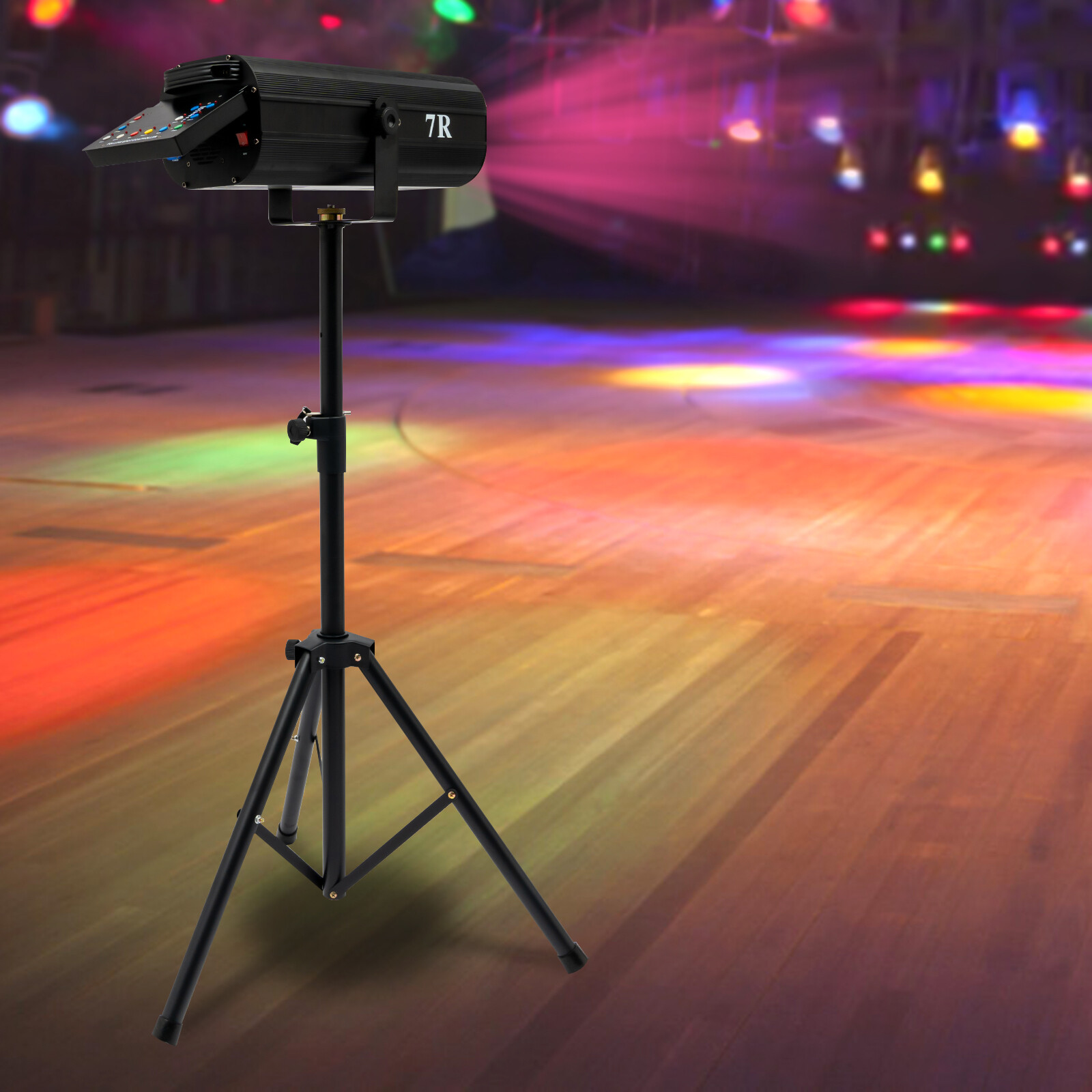 5Color LED Follow Spot Light DJ Party Theater Disco Stage Spotlight with Stand