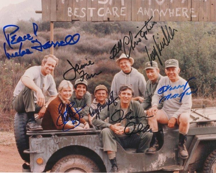 MASH Cast 8.5x11 Signed Photo Reprint