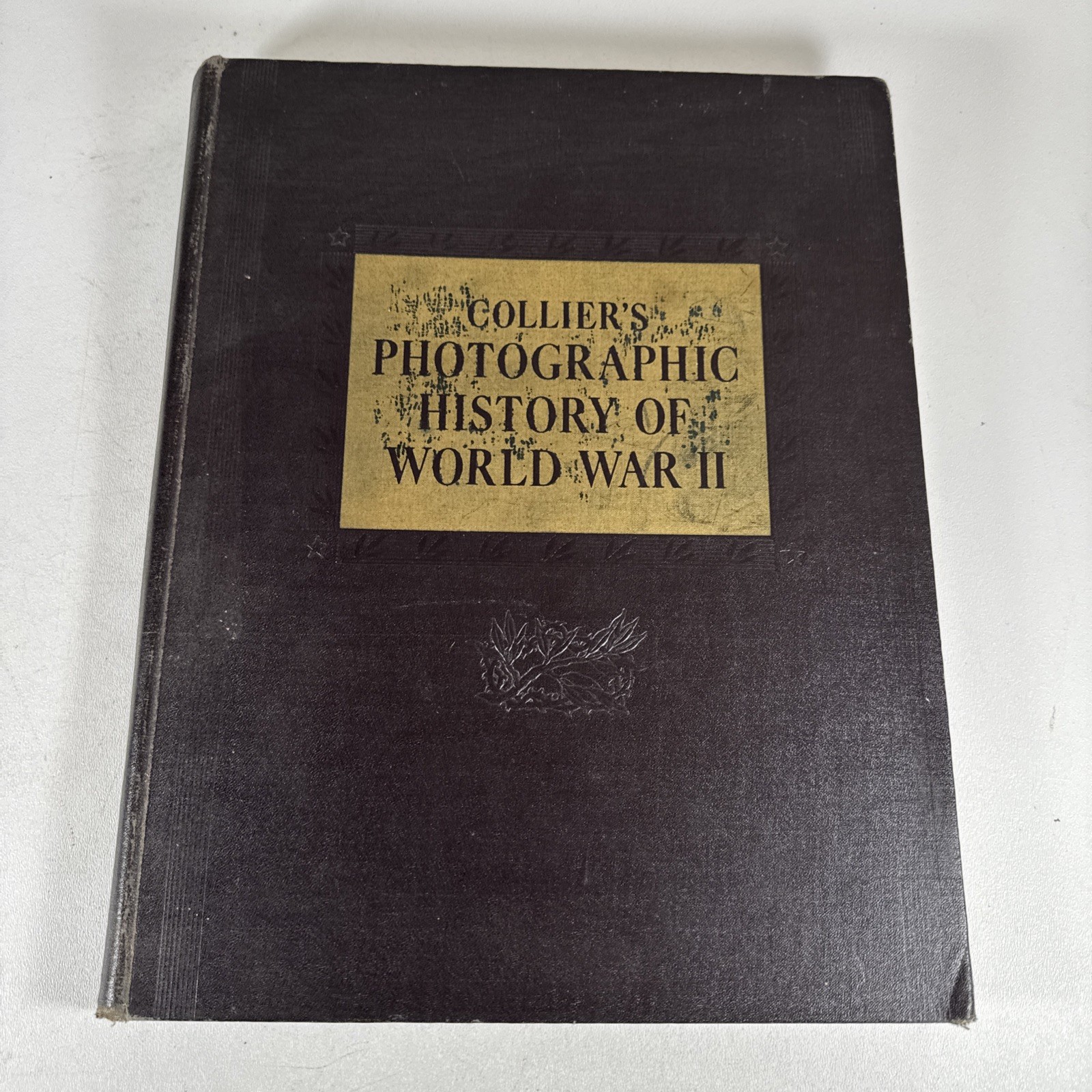Collier's Photographic History of World War II - Large-Size 1946 Hardcover