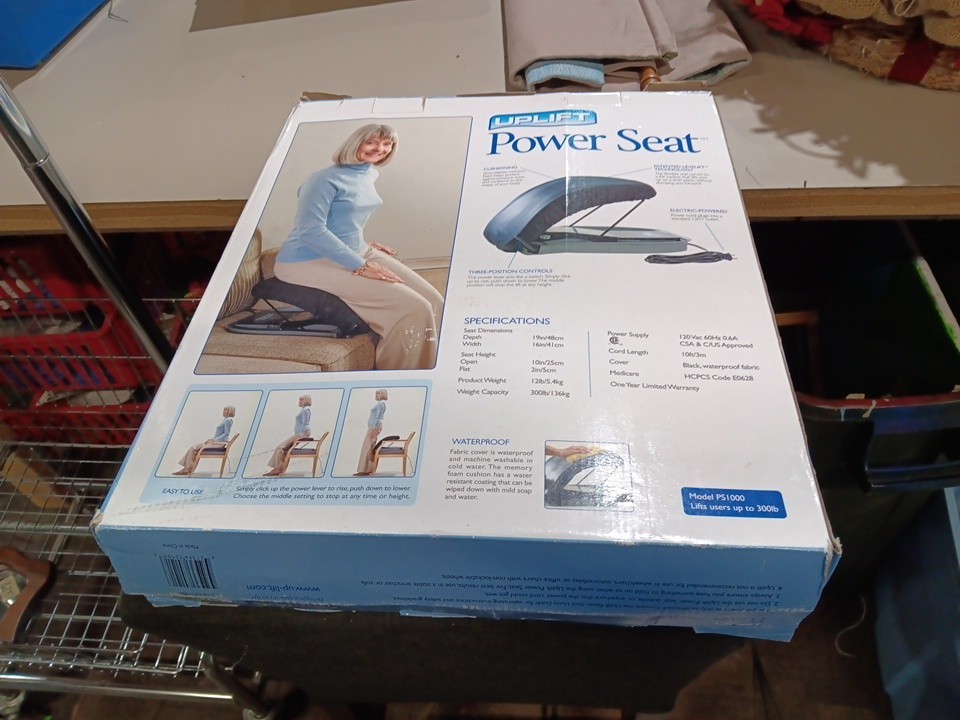 UPLIFT POWER SEAT LIFTING DEVICE Keep your current chair! Weight Capacity 300lb