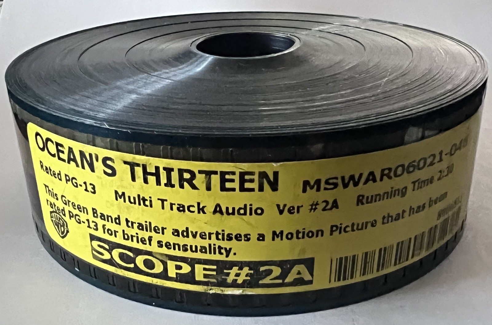 🔥OCEAN'S THIRTEEN Original 35mm Movie Film Trailer Version #2A Scope Format 