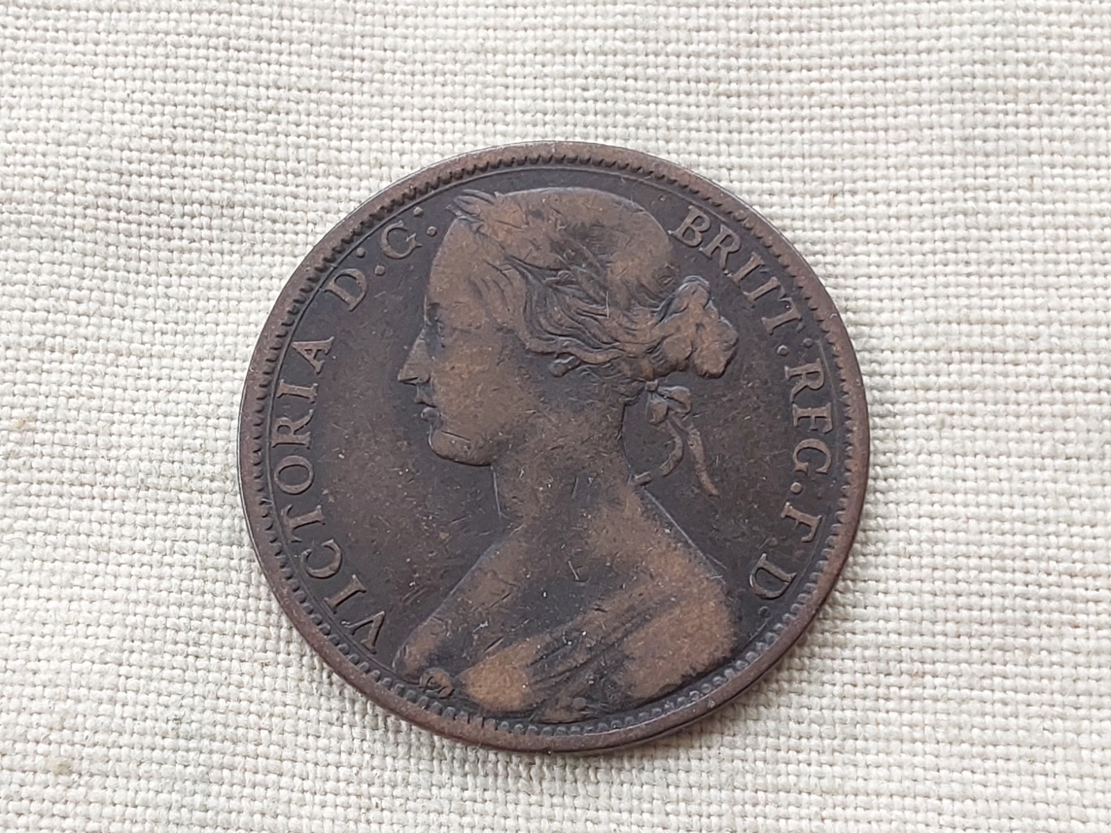 1866 Penny