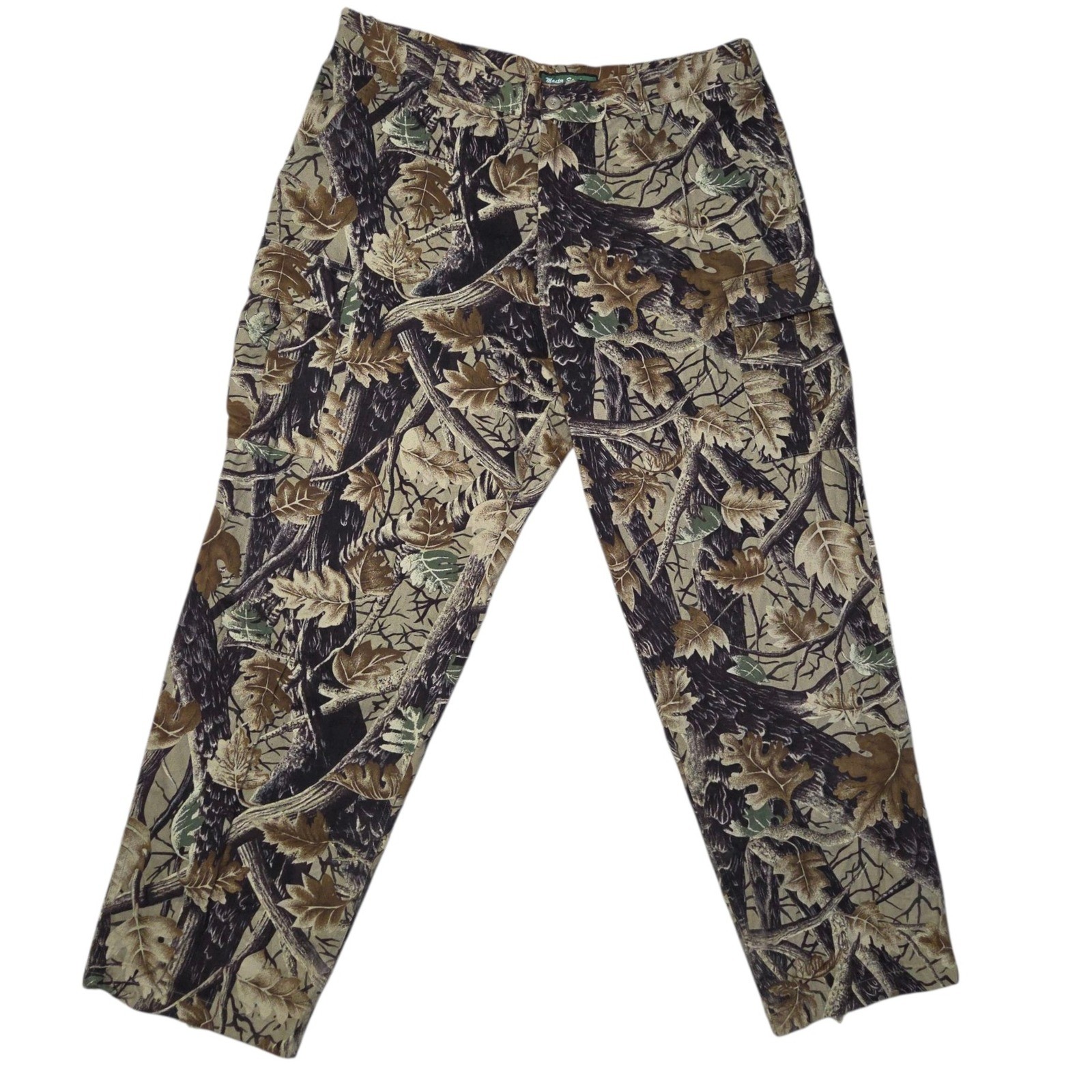 Master Sportsman Camo Hunting Pants Mens 40x31 Adjustable Waist Outdoor Cargo