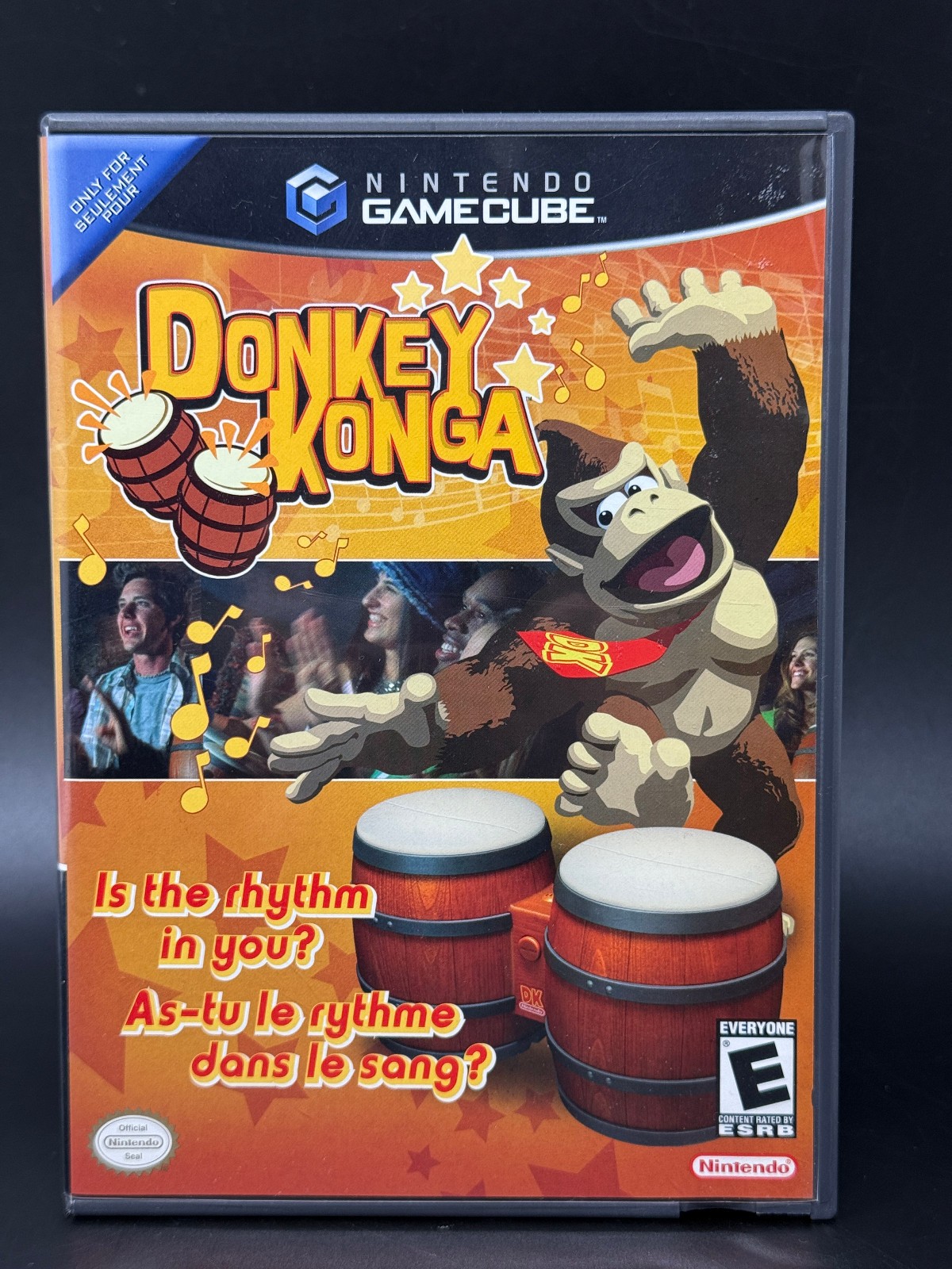 Donkey Konga (Nintendo GameCube) *CASE & MANUAL ONLY -- NO GAME*