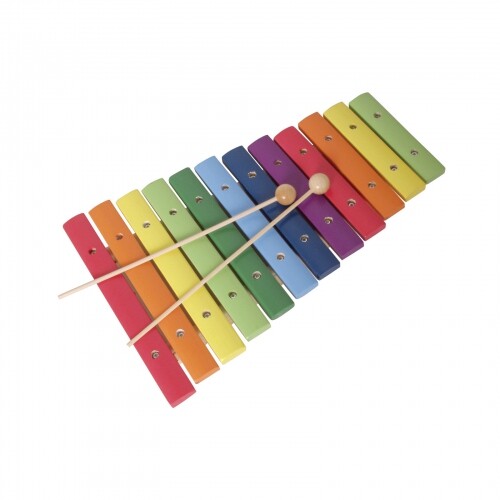 Colorful Wooden Xylophone - 12 Tones