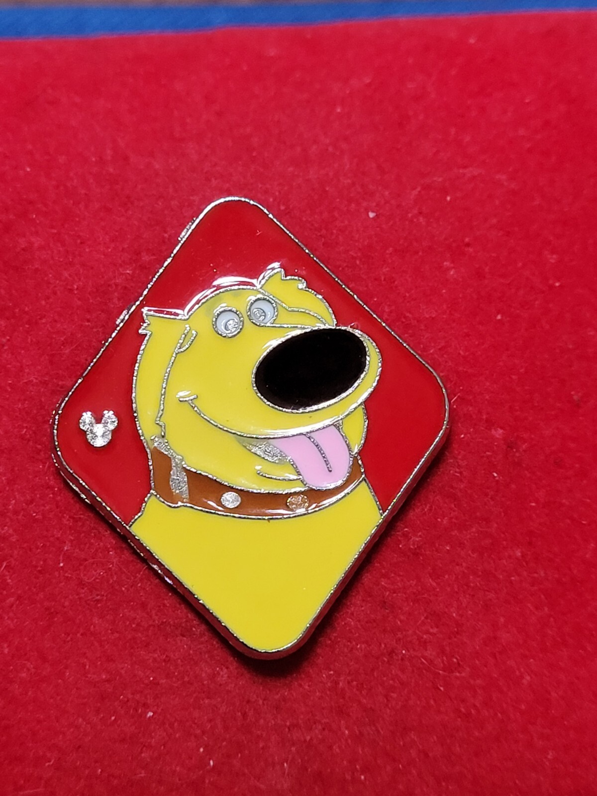 Disney Trading Pin, Hidden Mickey, Diamond Character Sidekicks, Dug, Up, 2015 d