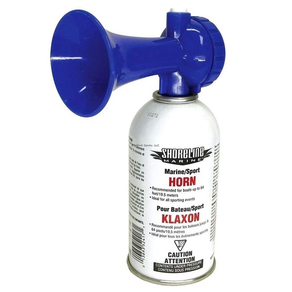 Shoreline Marine Air Horns | 120 Decibels Sound, Audible Up to 1 Mile, 8oz