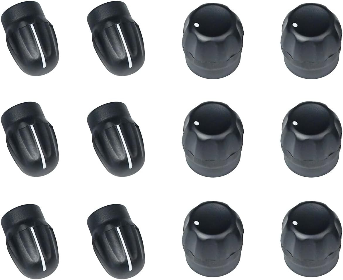 6Pairs GP328 Knobs for Motorola GP338 GP380 HT1550 HT1250 CP150 CP160 Radio