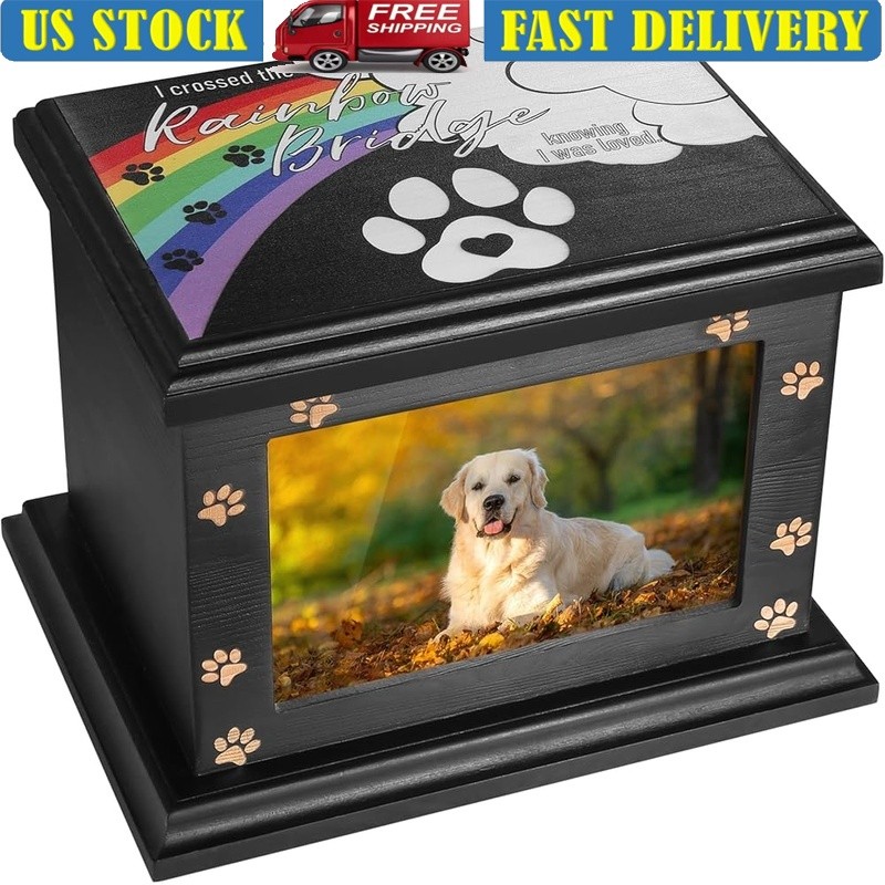 Large Personalized Pet Memorial Urn Dog Cat Ashes Keepsake Sympathy Gift New