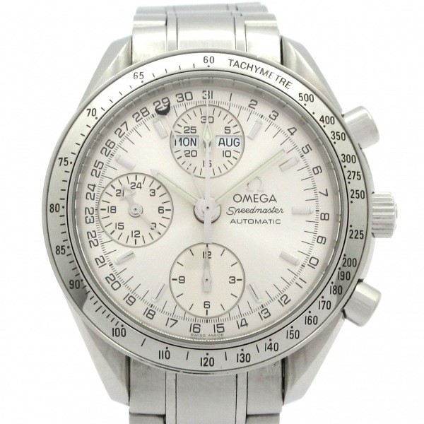 Omega Speedmaster Day-Date Triple Calendar Chronograph 3523.30 Auto Silver Dial
