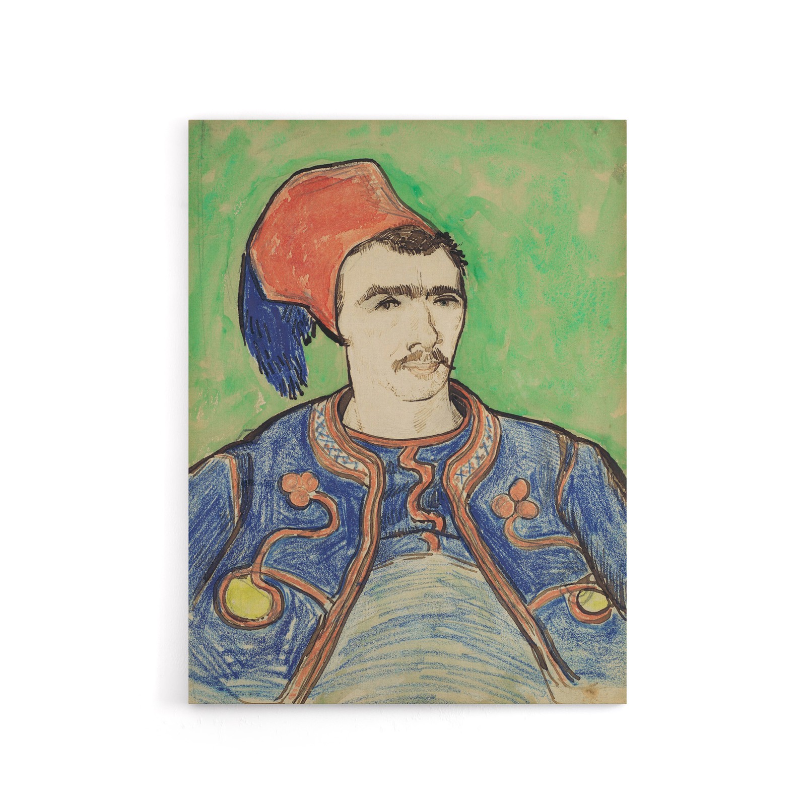 The Zouave Infantryman Van Gogh Vintage Canvas Wall Art Print