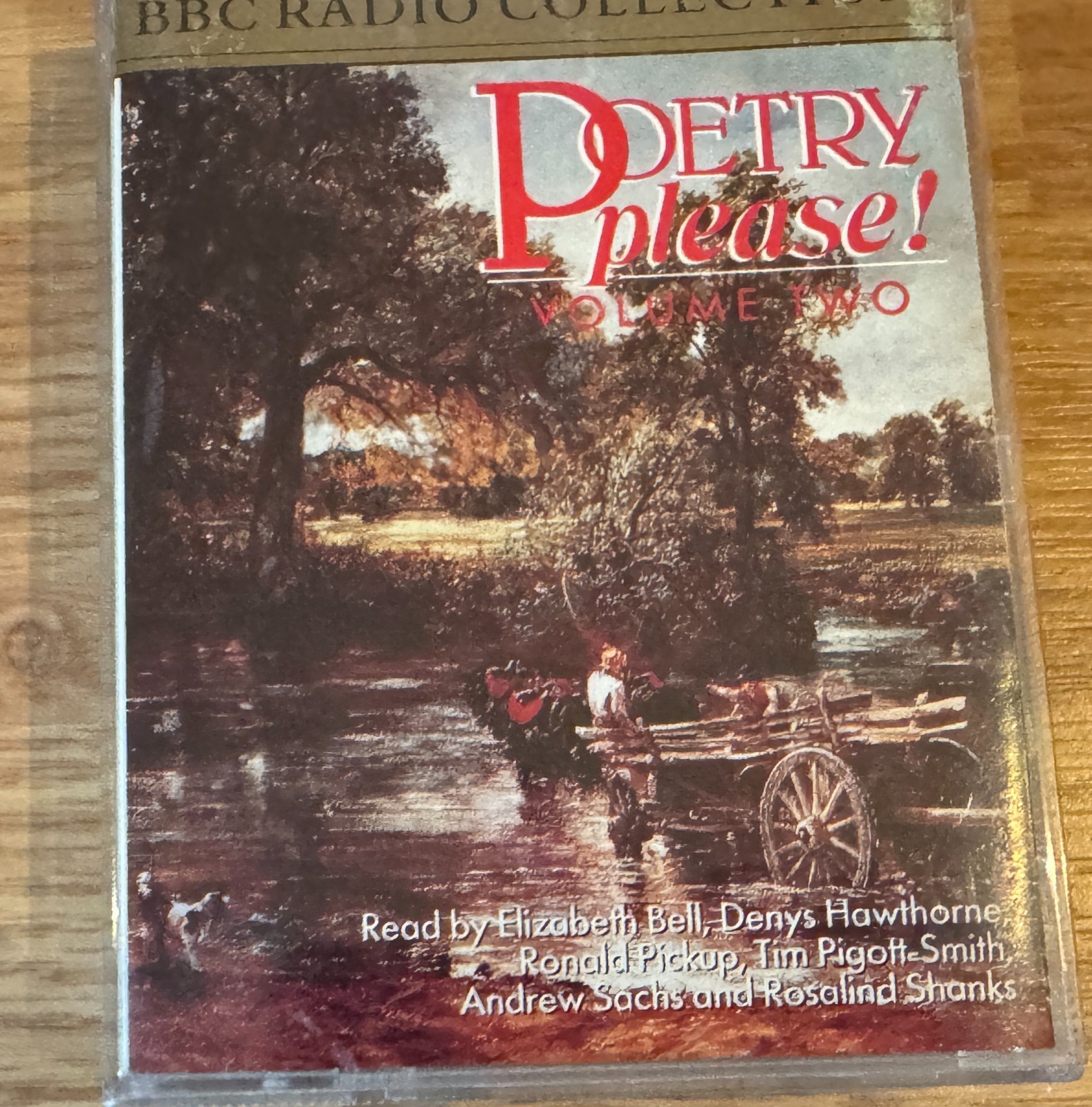 AUDIO BOOK Poetry Please Volume Two on 2 x cassettes Elizabeth Bell, Ron Pickup