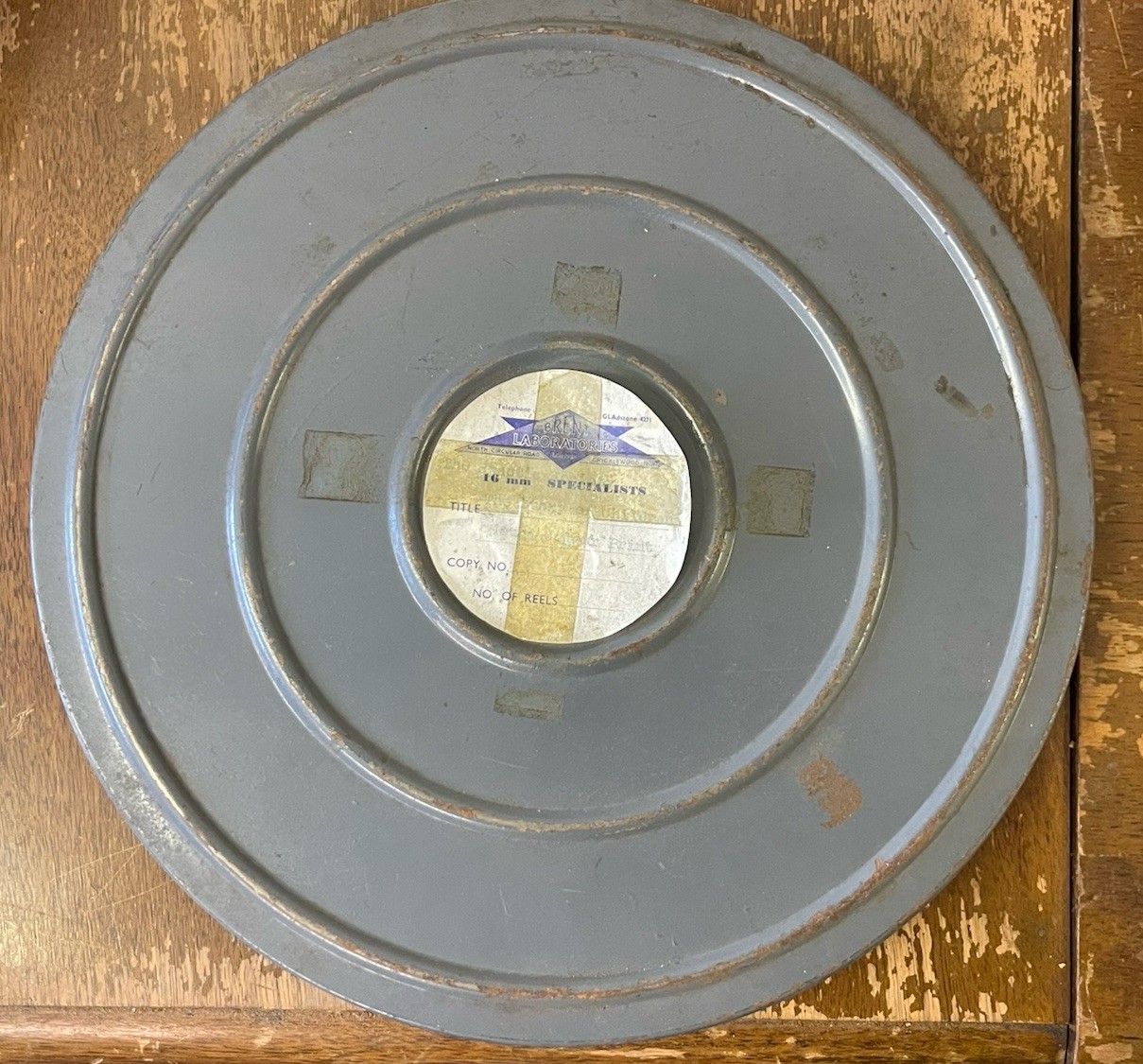 Vintage 16mm Sound Film Mystery Reel - Brent Laboratories - Rare!