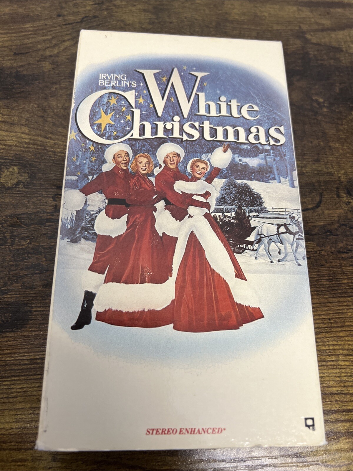 Irving Berlin's White Christmas stereo enhanced HI FI VHS tape movie RARE 1985