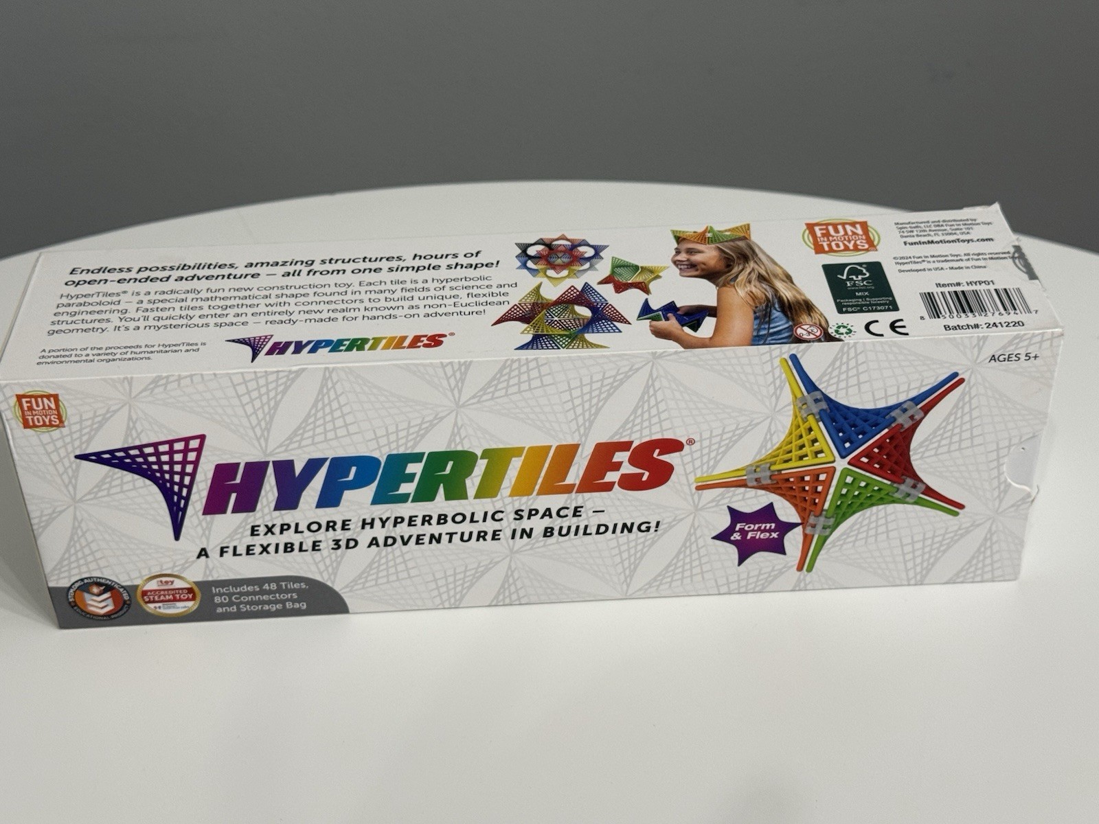 HyperTiles Hyperbolic Building Toy - 3" x 3" STEM Educational 3-Dimensional