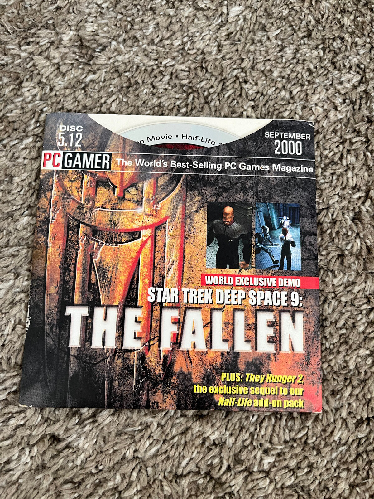PC Gamer Demo Disc 5.12 September 2000 PC CD Star Trek DS9: The Fallen