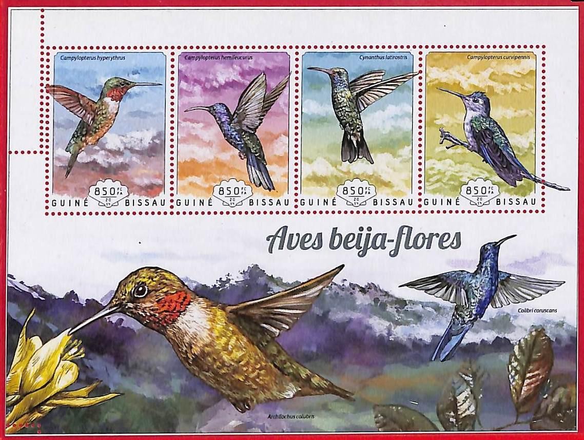 A5230 - GUINE-BISSAU - ERROR MISPERF Stamp Sheet - 2014 - Birds