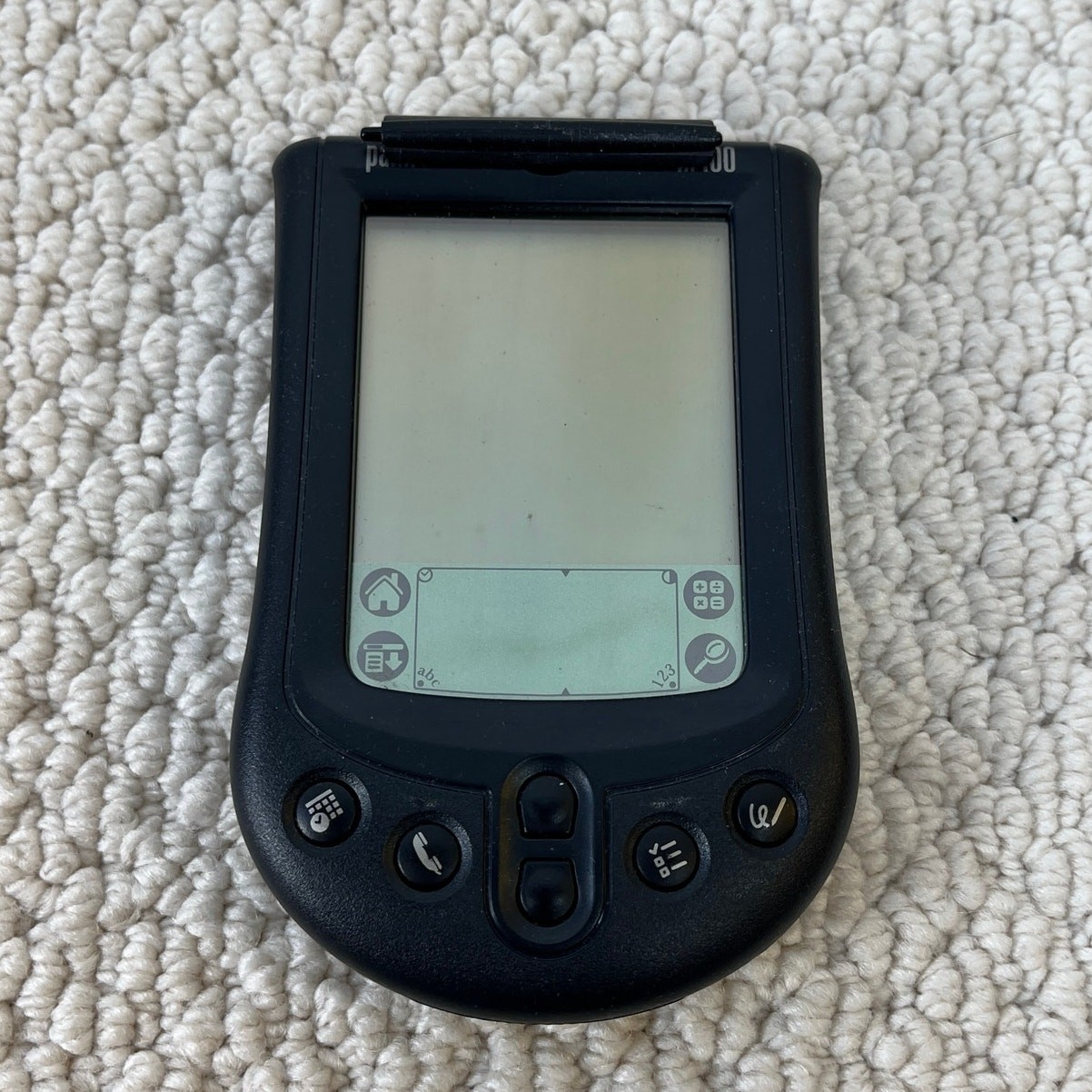 Palm m100 Black Handheld Personal Assistant PDA For Parts Not Working No Stylus
