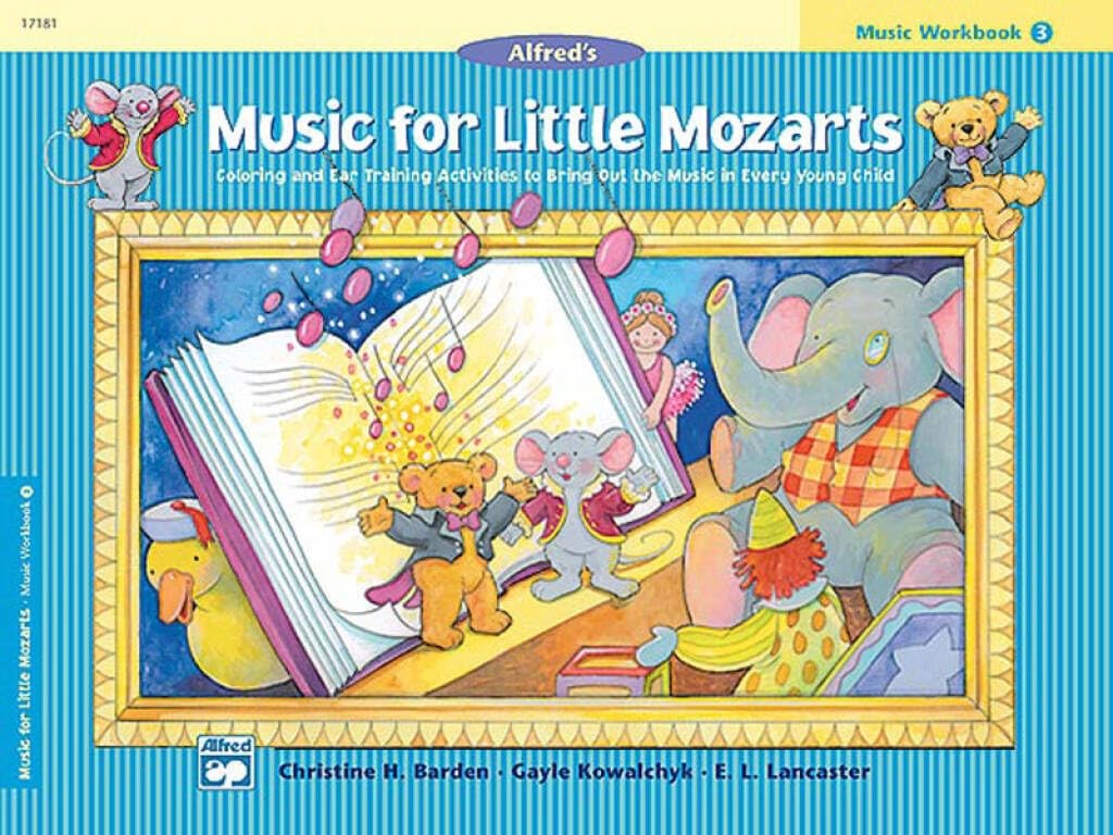 Alfred Music Workbook Colorful Activities for Music Lesson Book 3 48 Pages