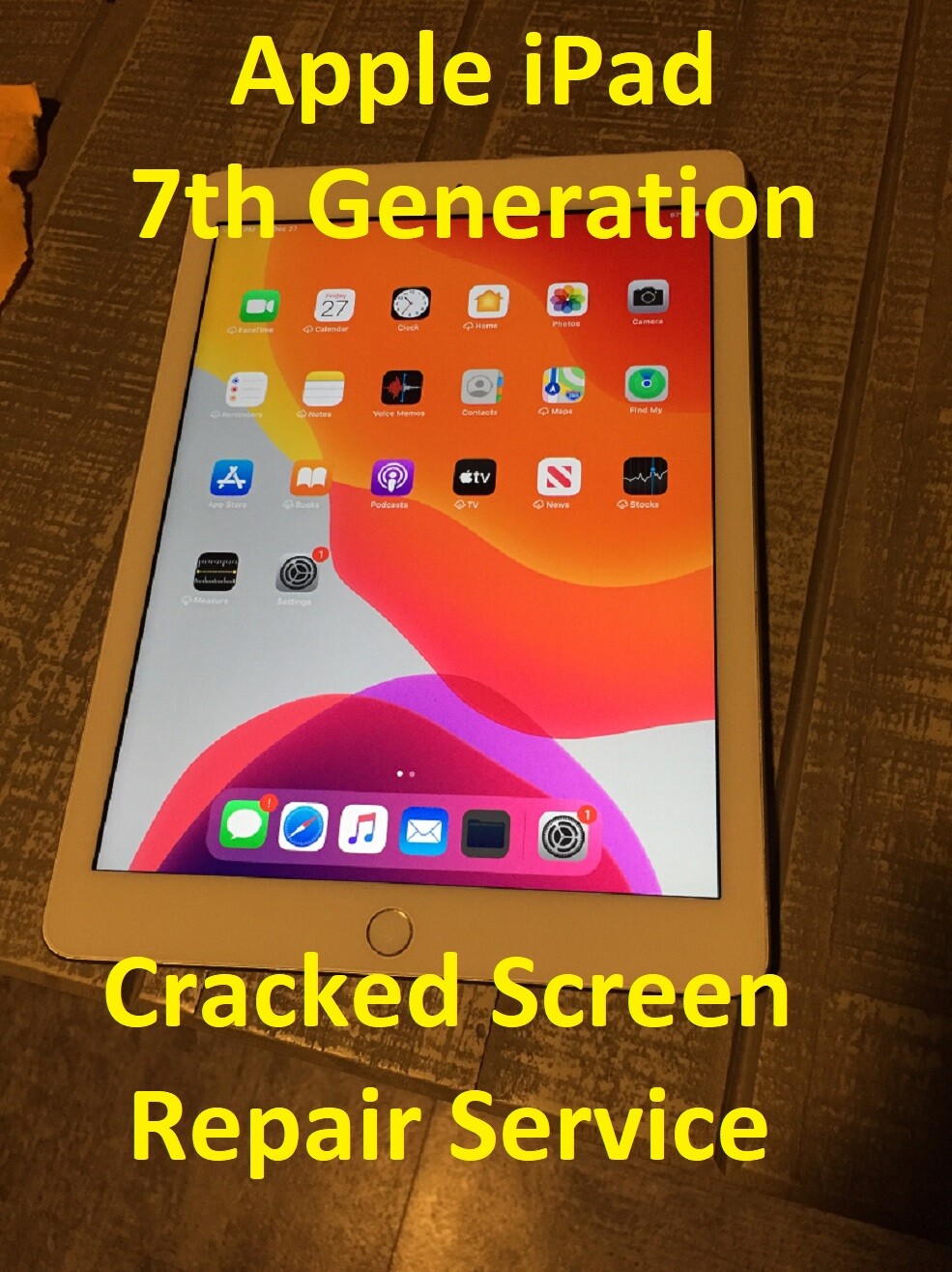 Ipad Apple 8th Generation Digitizer Screen Repair Replacement Service 9th Gen