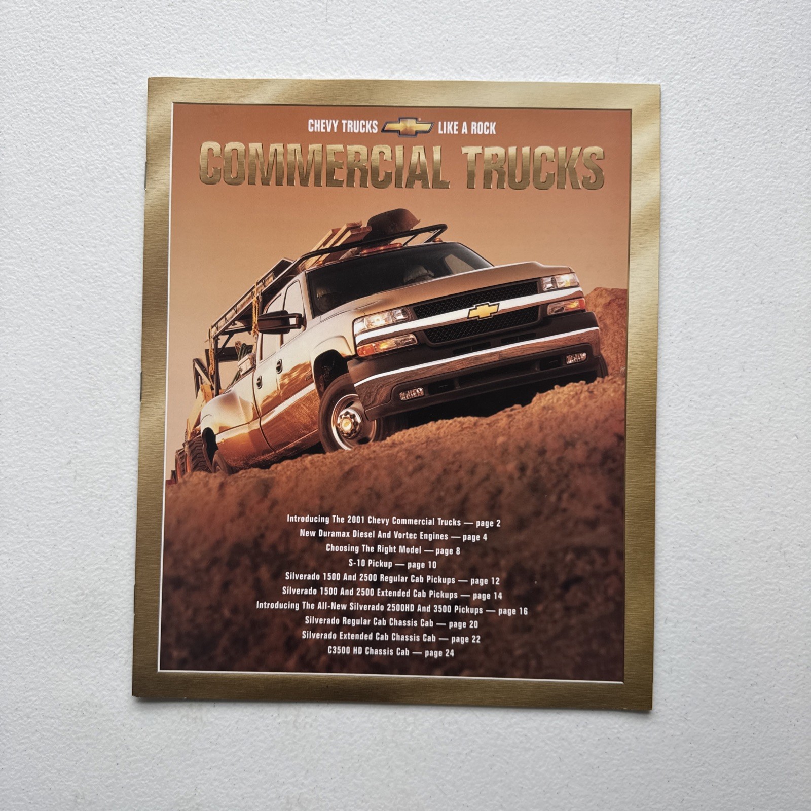 Vintage Chevrolet Commercial Trucks Dealer Sales Brochure