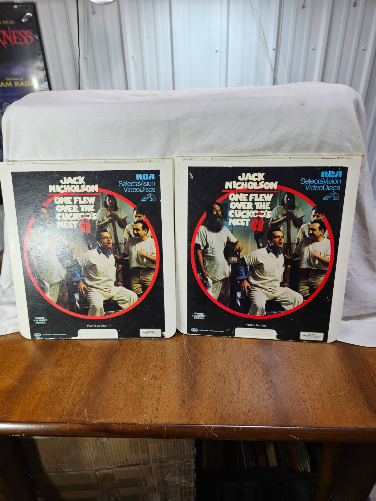 Jack Nicholson One Flew Over the Cuckoo's Nest RCA Selectavision Videodisc 