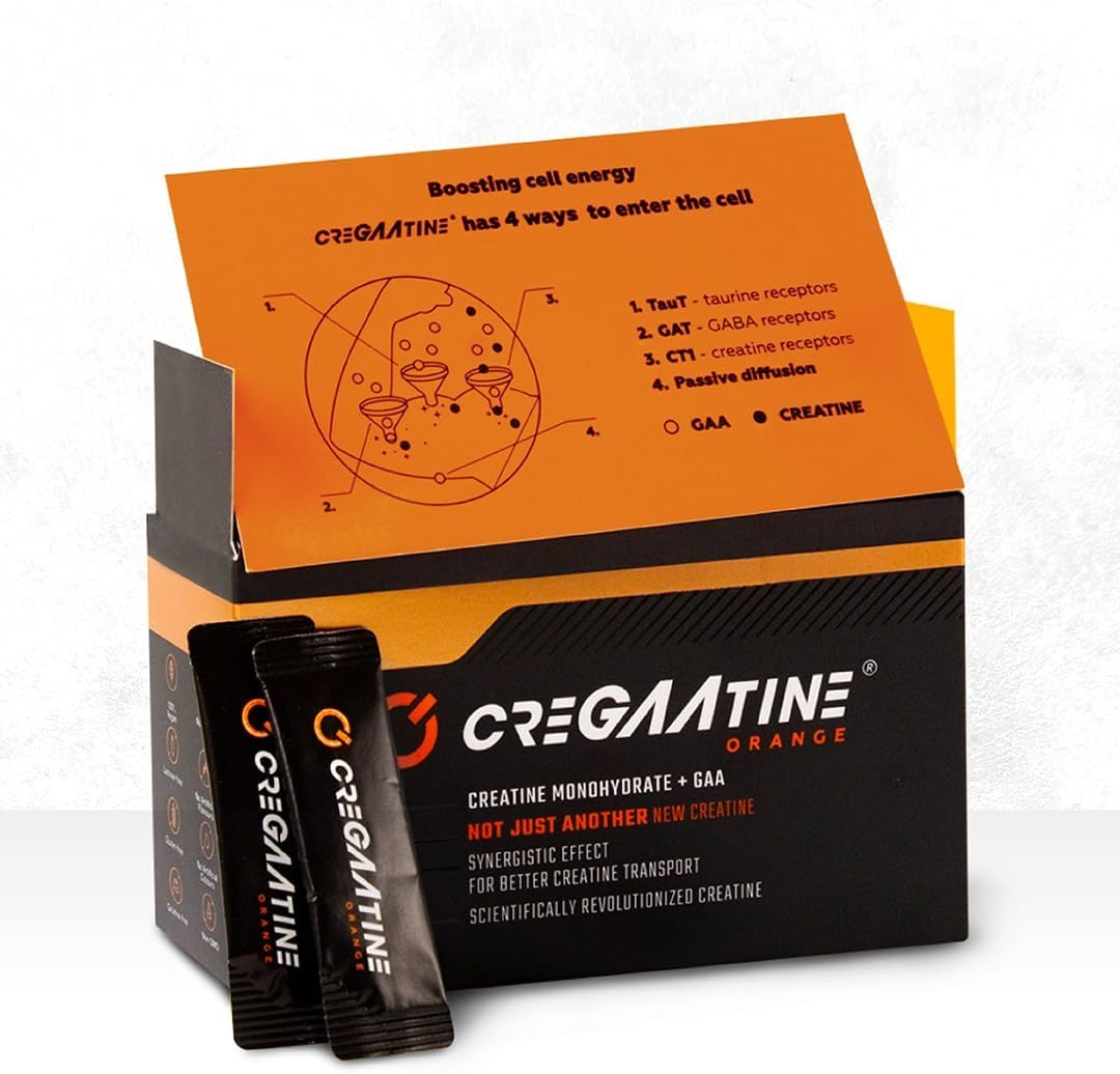 Micronized Creatine Monohydrate + GAA | Increase Strength, No Water Retention |