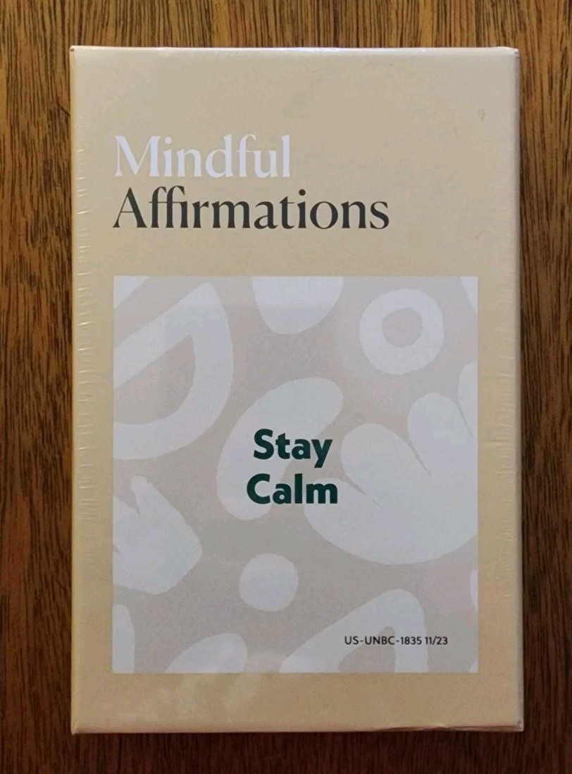 Mindful Affirmations New In Box STAY CALM Health & Wellbeing Weekly Cards 