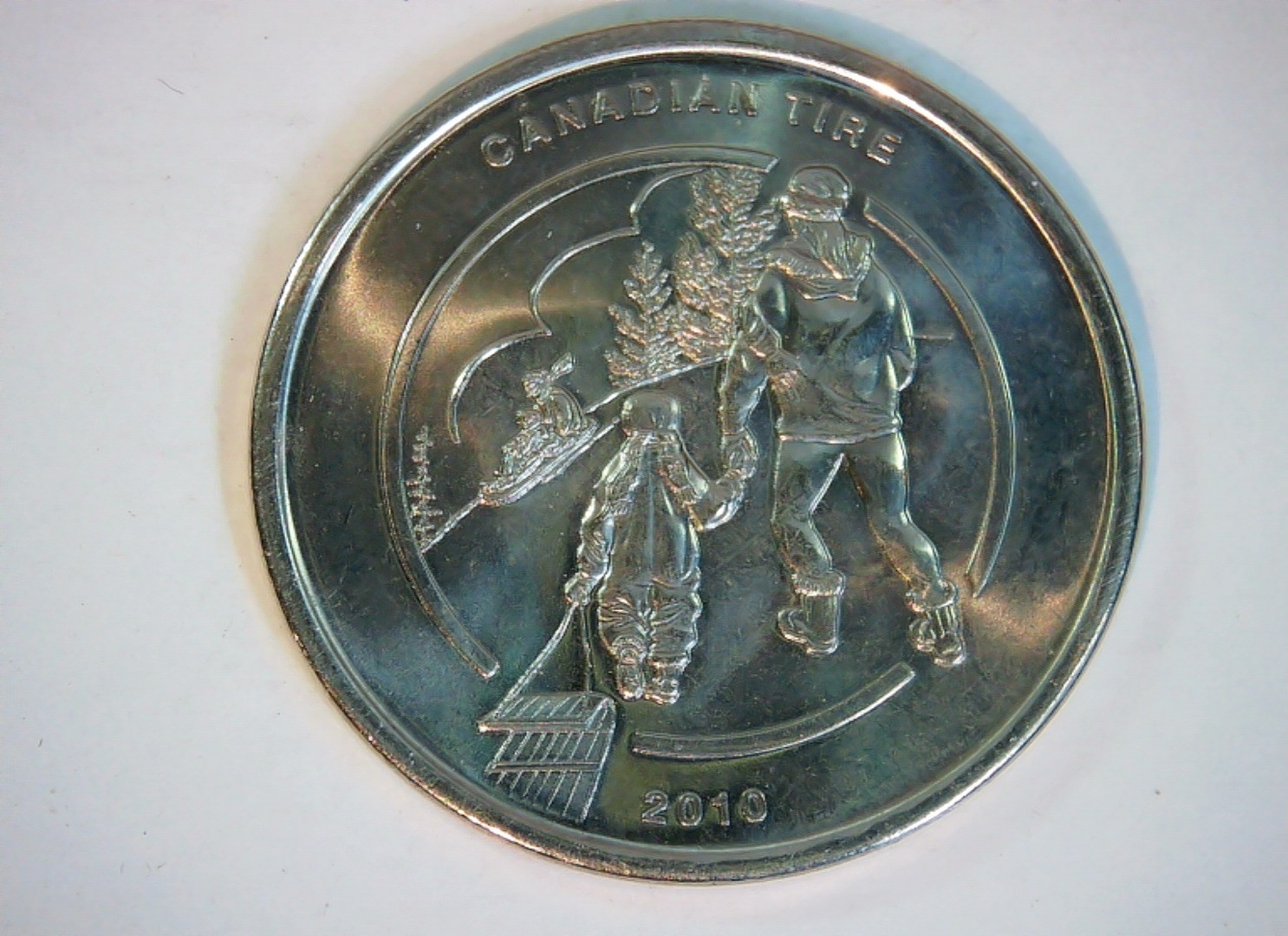 Canada 2010 1 Dollar Canadian Tire Cash Bonus (limited edition series) Token