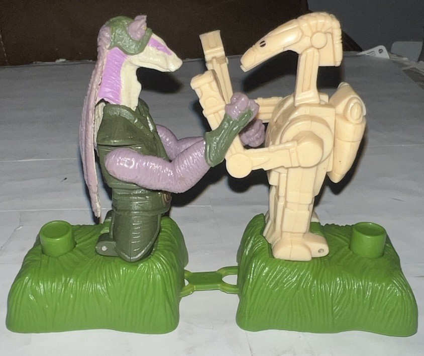 1999 Naboo Ground Battle KFC Action Figure Star Wars Rock'm Sock'm