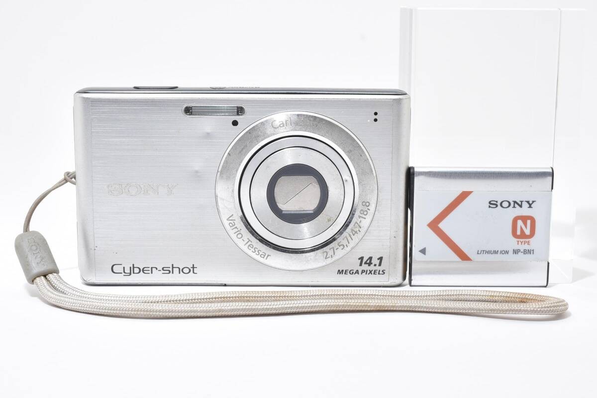 SONY Cyber shot DSC-W550 14.1MP 4.0x Compact Digital Camera Silver from Japan