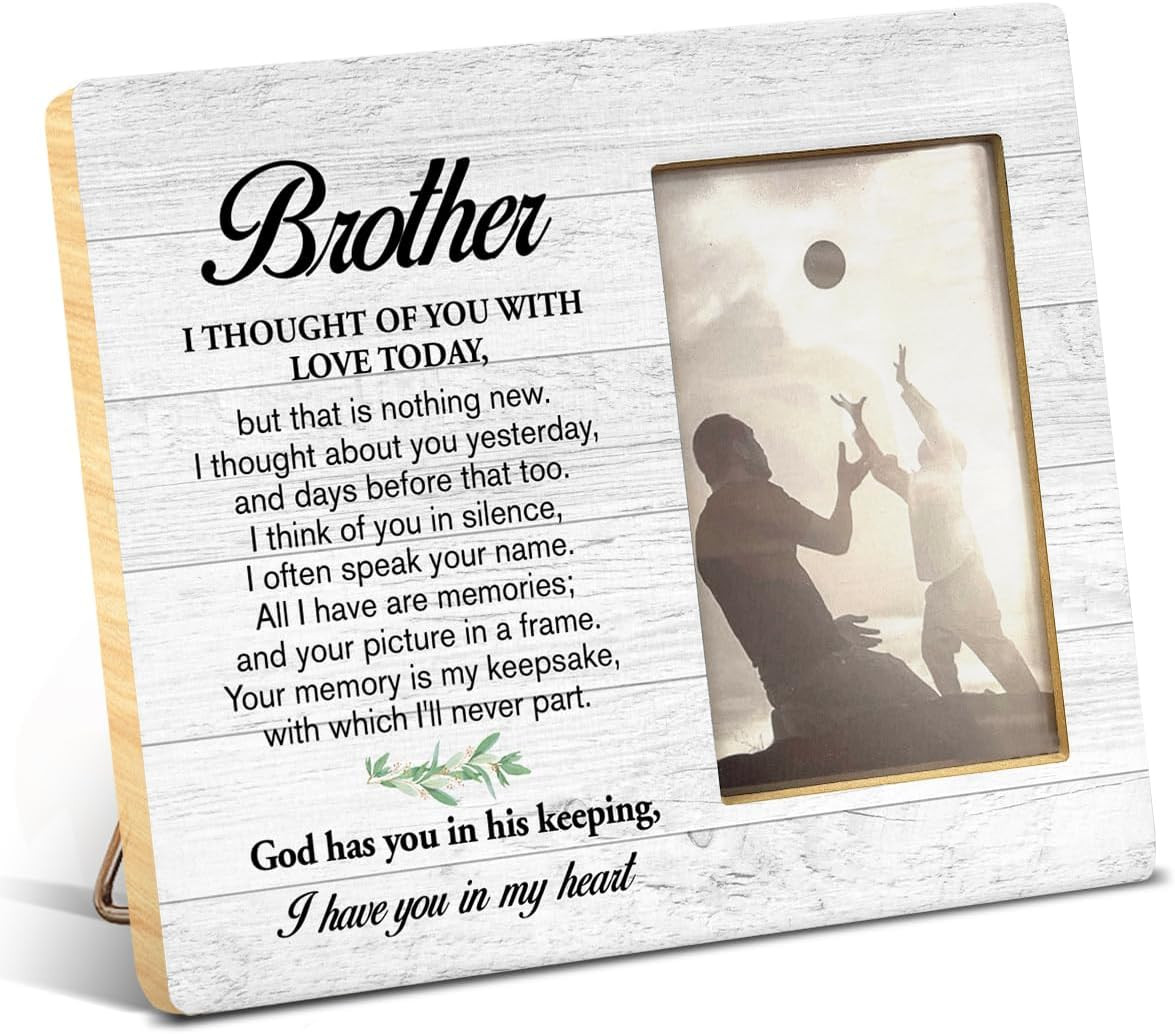 Memorial Brother Gifts, Sympathy Gifts for Loss of Brother, Remembrance Brothers