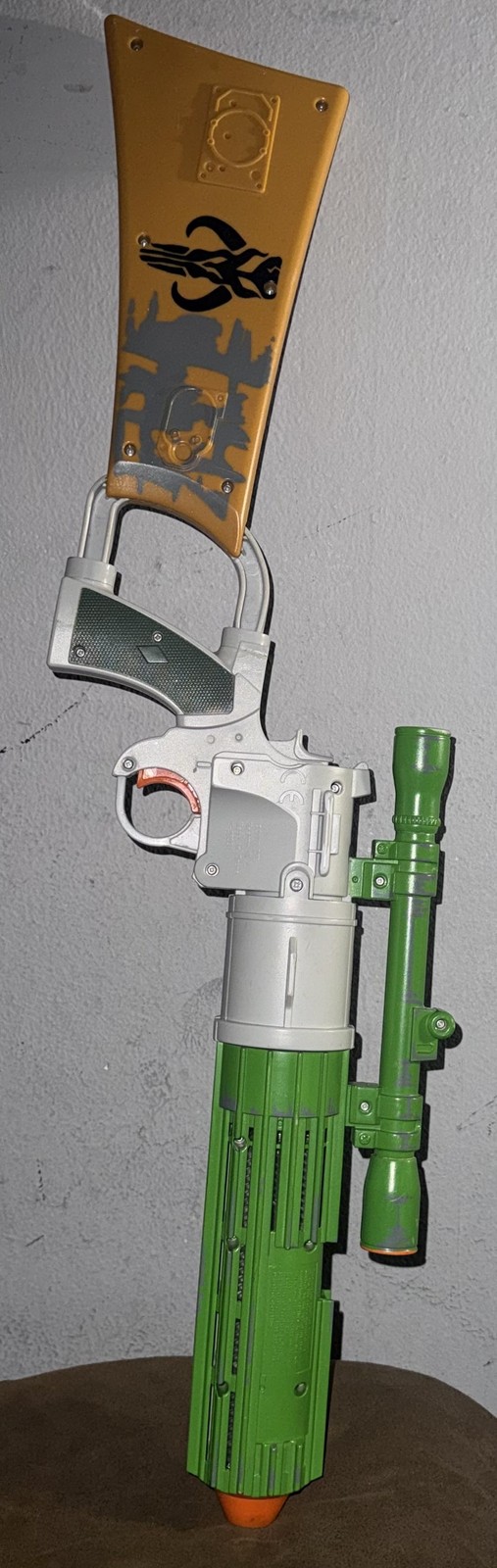 Hasbro Star Wars Boba Fett Blaster Rifle Gun 2009 Cosplay Mandalorian