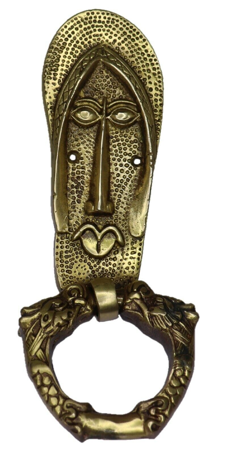 Sleeper Shape Door Bell Vintage Antique Style Handmade Solid Brass Door Knocker