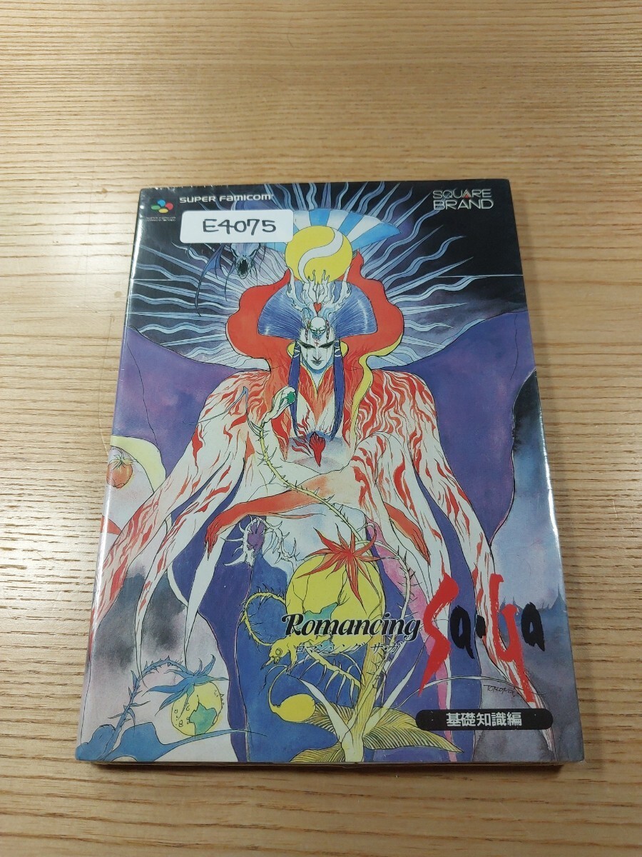 E4075 Romancing SagBasic Knowledge S Strategy Romancing SaG Suzu zk