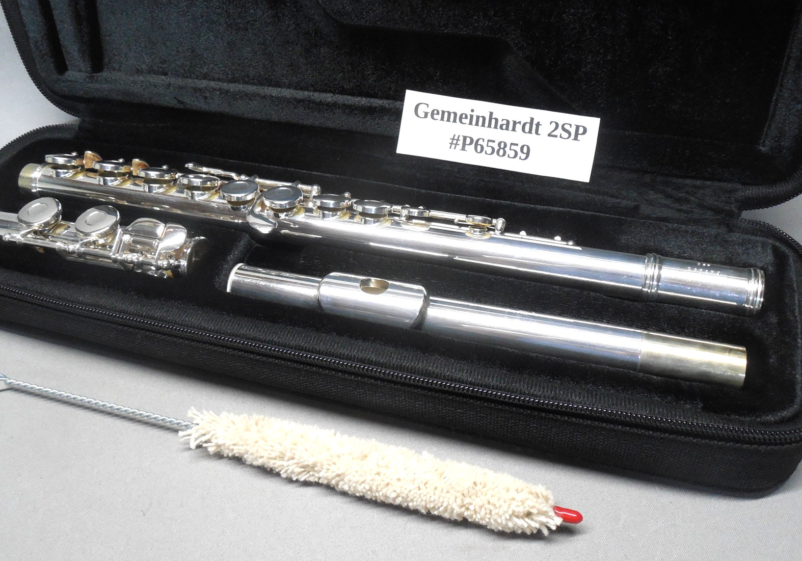 Gemeinhardt 2SP Silver Plated Flute - New Case Polished Reconditioned  Beautiful