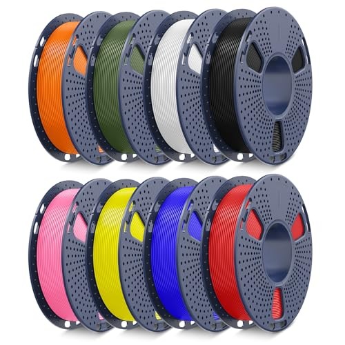  Rapid PLA 3D Printer 0.25kg*8(black/White/Blue/Red/Pink/Orange/Yellow/Green)