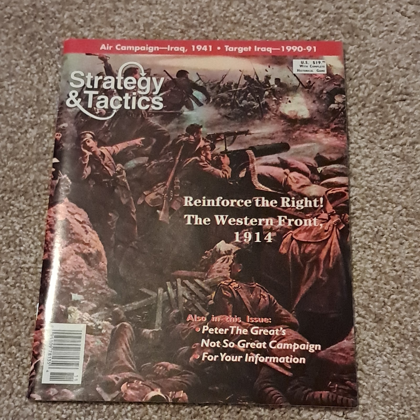Strategy & Tactics 151 Reinforce the Right! Western Front 1914 Game 1990