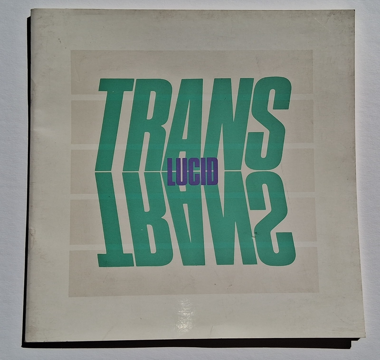 TRANSLUCID SCULPTURE AT WASHINGTON SQUARE DC 1985 Art Catalog  Only 1,000 Copies