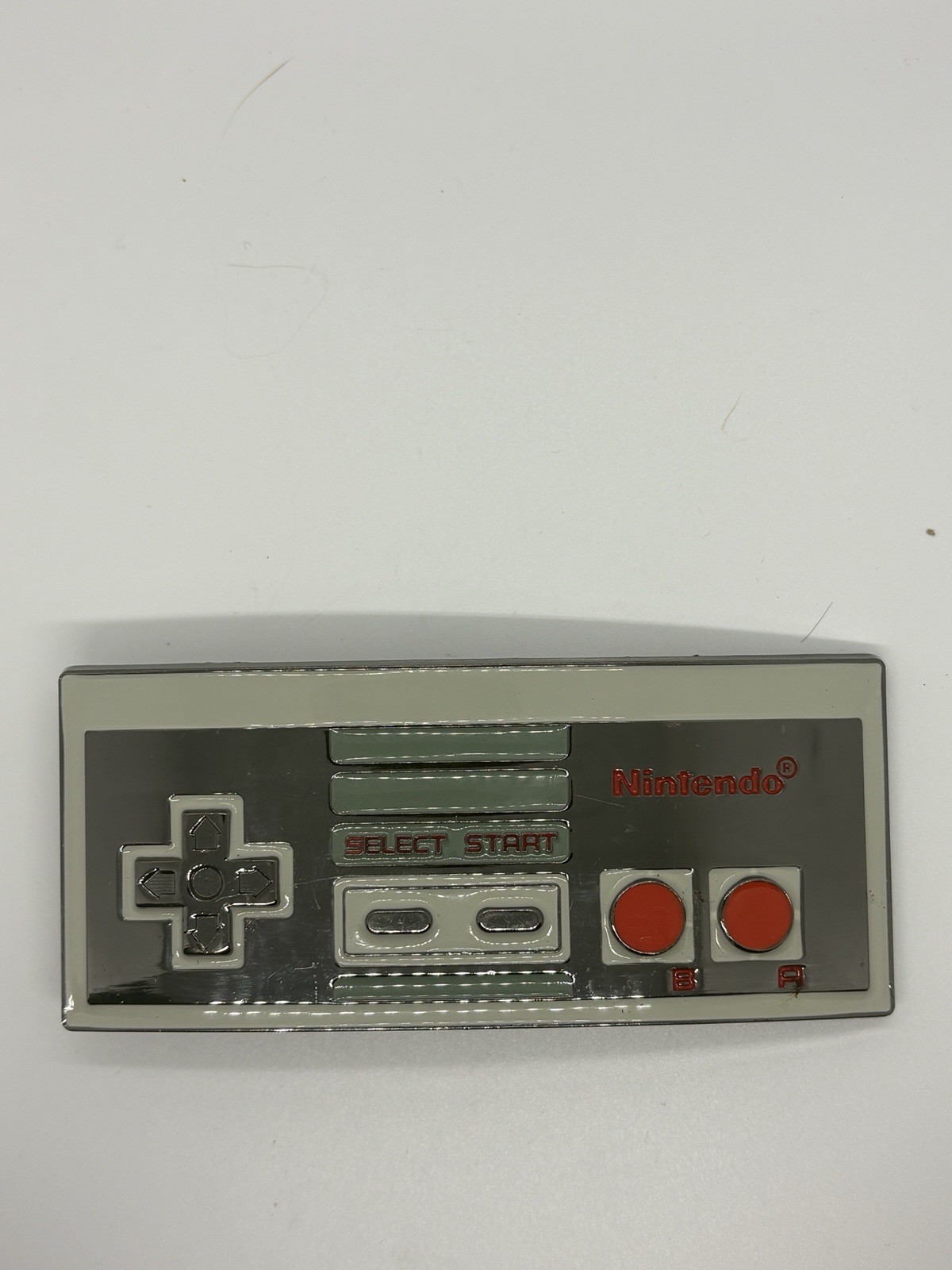  Nintendo Game Controller Belt Buckle 2012 Heavy Metal LOW Priced Pre Owned