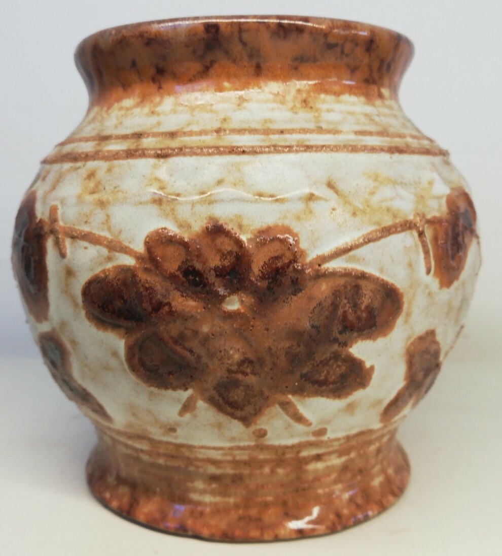 Ancien Vase Céramique Germany Vintage Déco Collection XXème Siècle H11,5cm signé