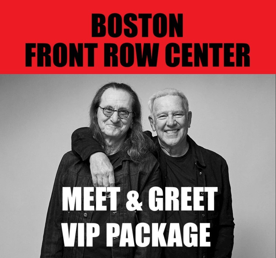 2 RUSH FRONT ROW CENTER VIP MEET & GREET PACKAGES 9/14 BOSTON TD GARDEN