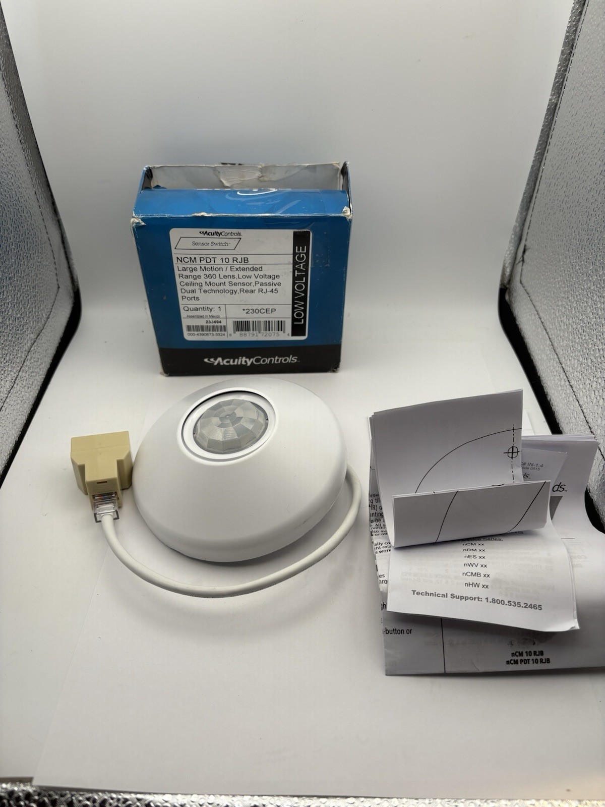 Acuity controls NCM-PDT-10 RJB Sensorswitch Occupancy Sensor 230cep range 360