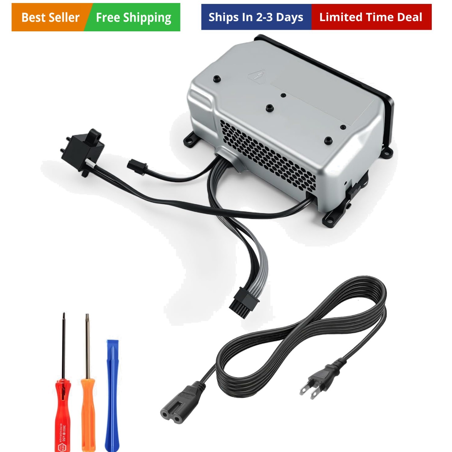 Internal Power Supply Replacement Fits for Xbox Series X Model 1920, Game Con...