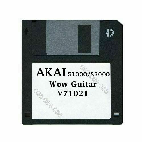 Akai S1000 / S3000 Floppy Disk Wow Guitar V71021